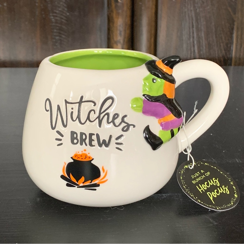 Witches Brew Figural Halloween Mug with Cauldron - Eccolo World Traveler